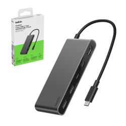 Belkin Connect Hub USB-C, 7 portów, HDMI 4K, czytnik kart